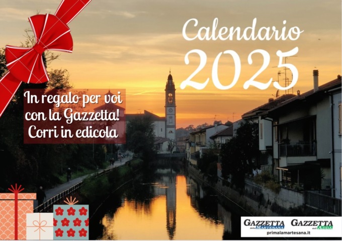 Con il giornale in edicola in regalo il Calendario 2025 realizzato dai lettori!