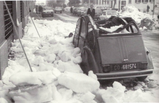 Quarant’anni fa la nevicata del secolo: i racconti del 1985 della Gazzetta della Martesana dell’epoca