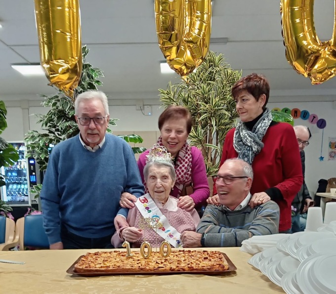 Il paese festeggia la centenaria: a Rodano grandi celebrazioni per nonna Ersilia