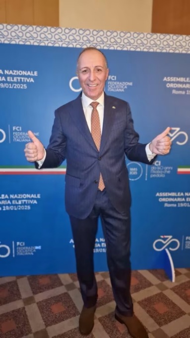Cordiano Dagnoni confermato alla guida della Federazione ciclistica italiana