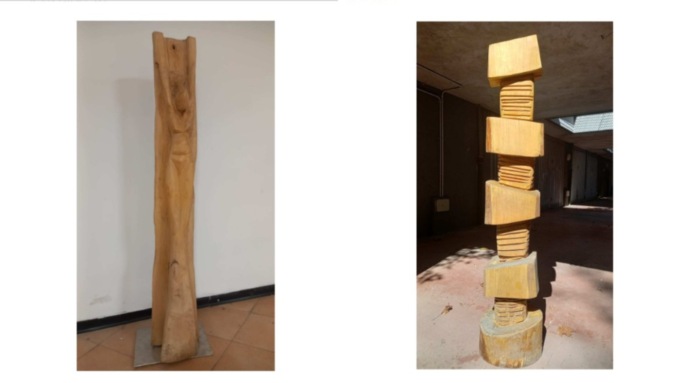 Gli alberi abbattuti dalle trombe d’aria diventano opere d’arte