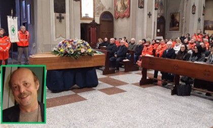 La Croce Verde ha dato l'ultimo saluto al presidente: "Ciao Gigio, modello ed esempio"