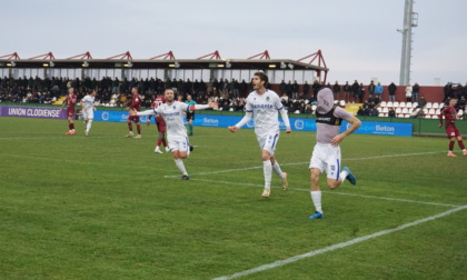 Giana, quarta vittoria di fila: 1-0 all'Union Clodiense con l'uomo in meno