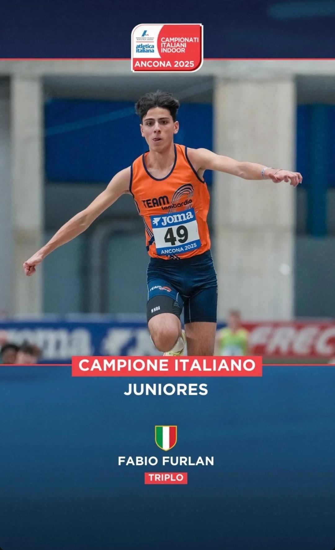 Fabio Furlan Campione Italiano Juniores