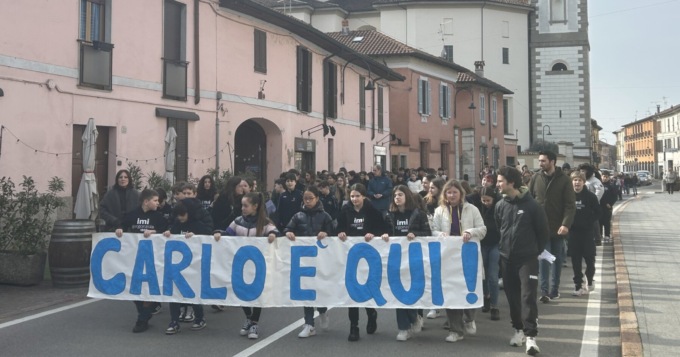 La città di Gorgonzola accoglie le reliquie del Beato Carlo Acutis