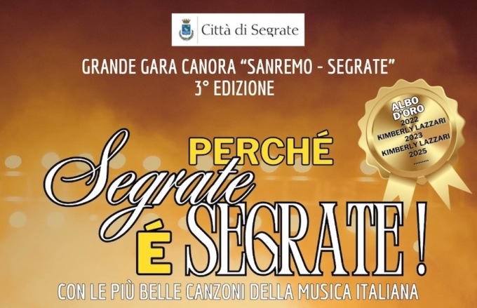 “Perché Segrate è Segrate”, torna la gara canora “Sanremo Segrate”