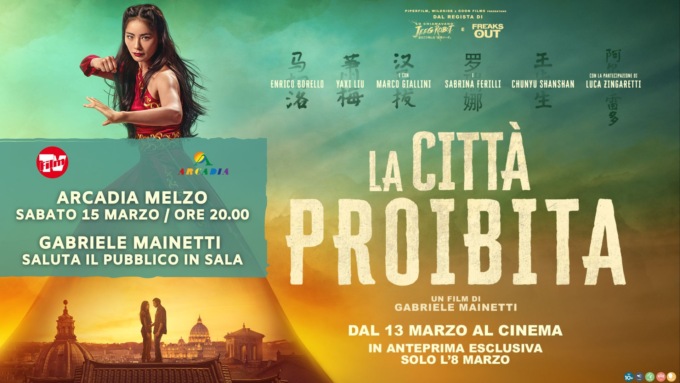 Il nuovo film “La città proibita” all’Arcadia di Melzo: presente il regista Gabriele Mainetti