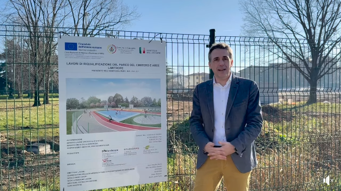 Parco del cimitero di Carugate pronto per settembre