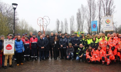 Cologno, inaugurato il monumento alle vittime del Covid