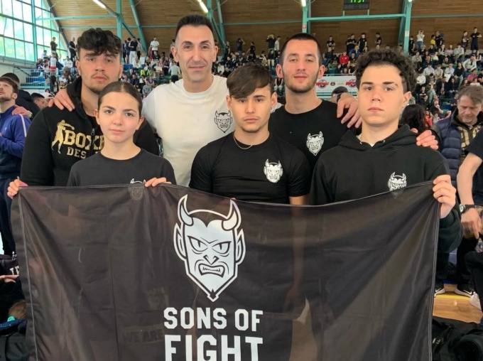 Cinture e grandi prestazioni per i giovani atleti della Sons  of Fight