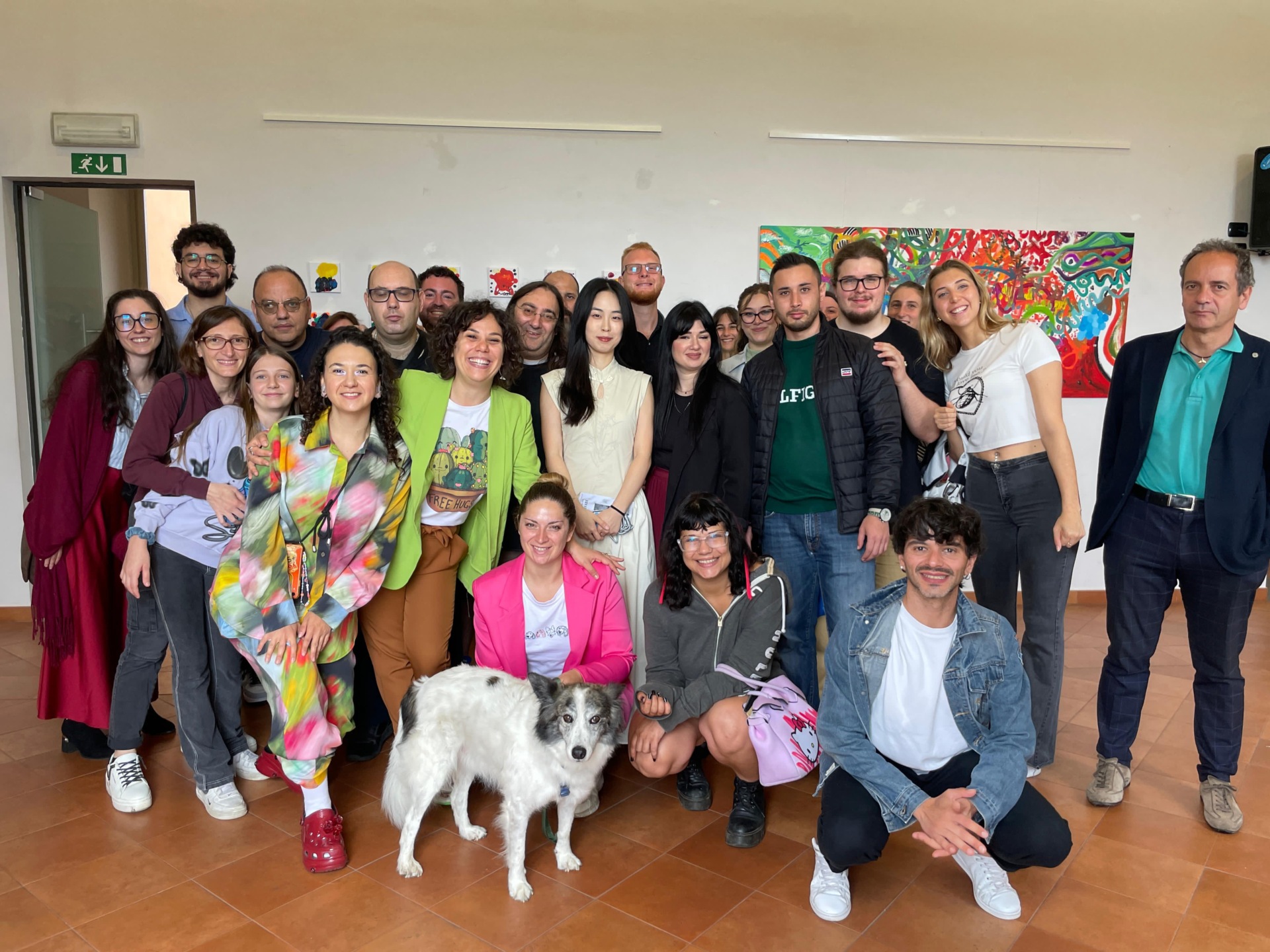 cassano d'adda mostra dal titolo «Ritmo». L’iniziativa presenta opere dell'Atelier DiBlu in dialogo con le opere di Siliang Luo, un progetto realizzato con gli artisti del Centro diurno Shalom