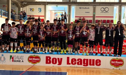 Medaglia d'argento alla DelMonte Boy League per l'Allianz Diavoli Rosa