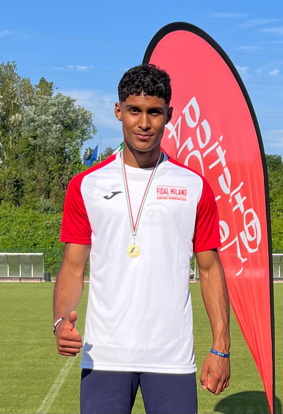 Fabrizio Lanzini Campione Provinciale 100 metri ad ostacoli