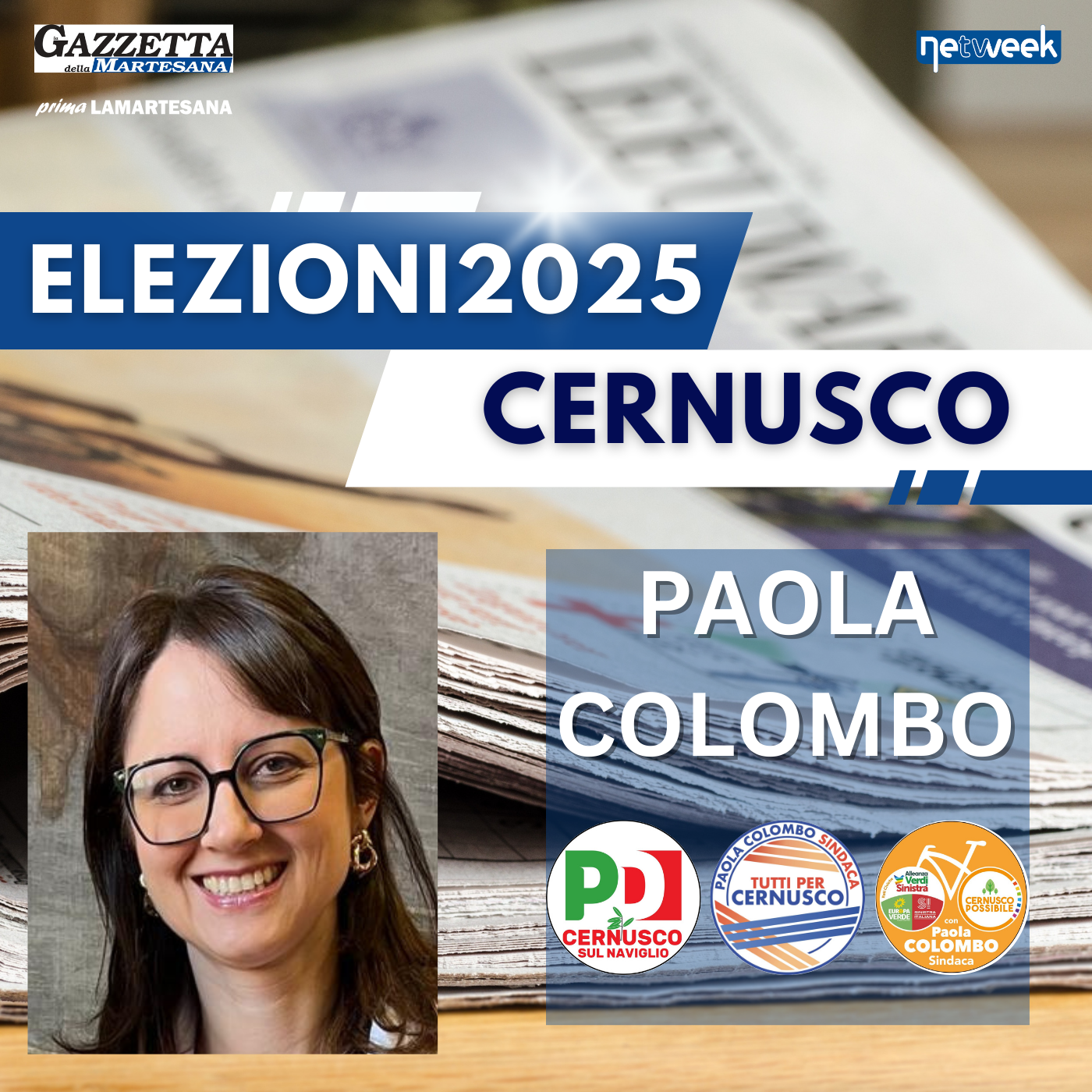 Elezioni Cernusco 2025 - Intervista ai candidati