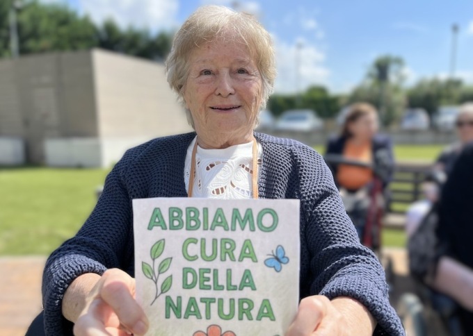 Un grande flash mob per l’ambiente alla Rsa San Felice di Segrate