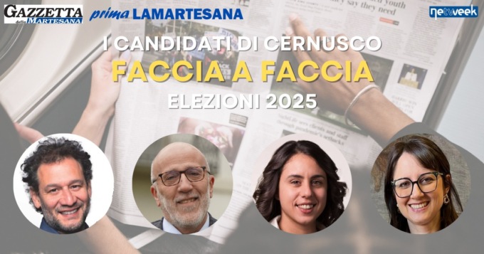 Elezioni Cernusco: arriva il Faccia a faccia tra i candidati sindaco della Gazzetta della Martesana