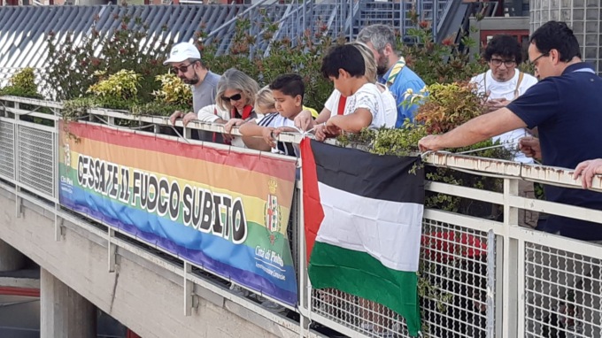 “Cessate il fuoco a Gaza”: in cento a Pioltello all’appello per la pace