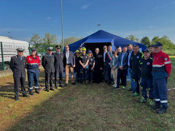 Bcc Milano dona una tenda da campo alla Protezione civile