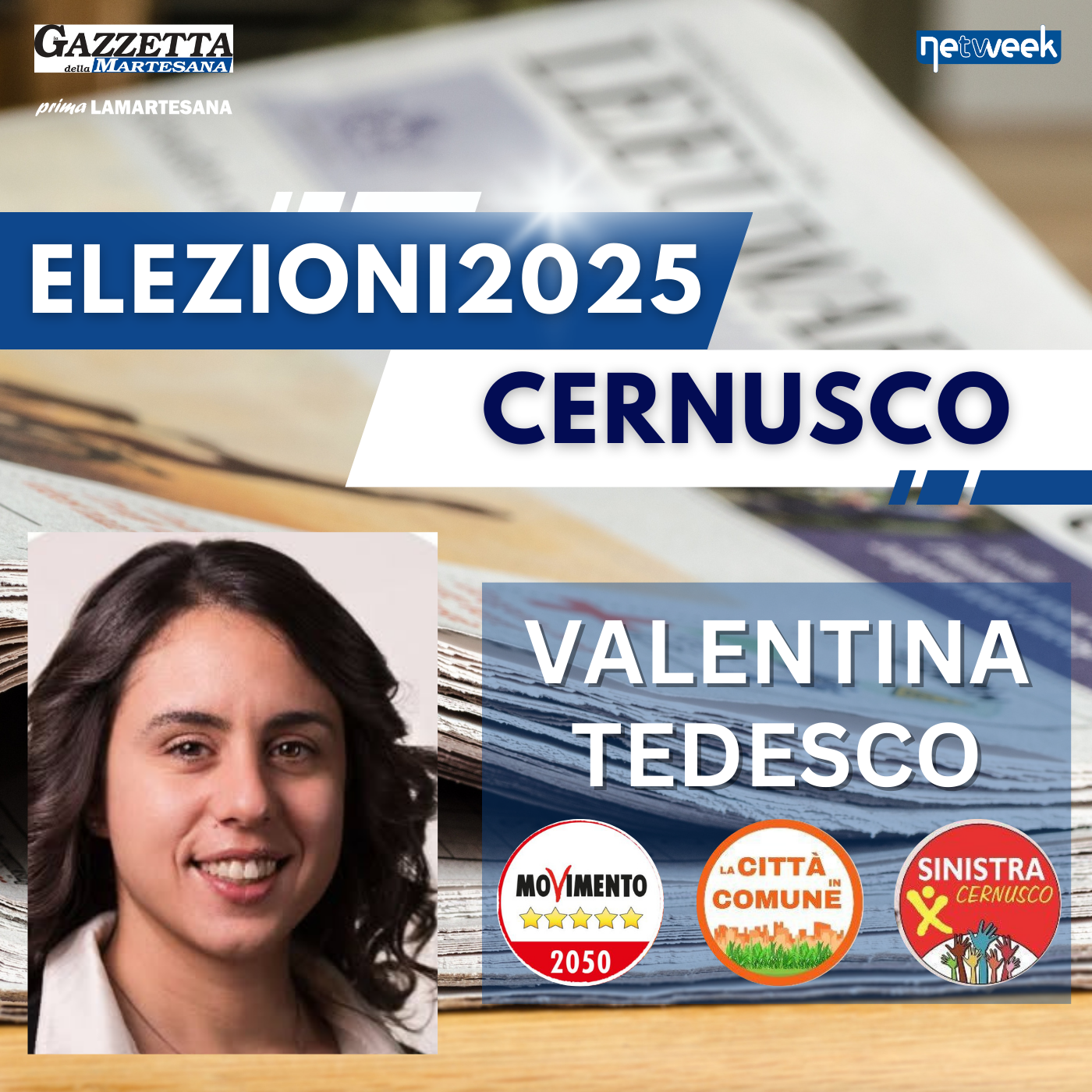 Elezioni Cernusco 2025 - Intervista ai candidati