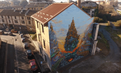 Una raccolta fondi per non far sparire il murale "Nova Melzo": un'opera d'arte della città
