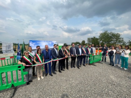 Contro le inondazioni, inaugurata a Gessate la vasca di laminazione