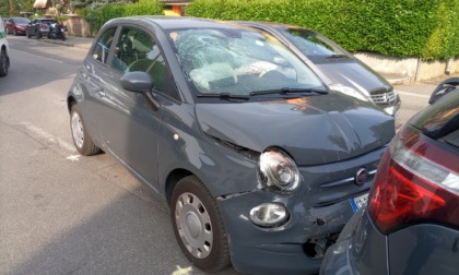Scontro tra auto a Cassano d'Adda, coinvolti due bambini