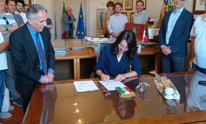 Cerimonia di insediamento per la nuova sindaca Paola Colombo