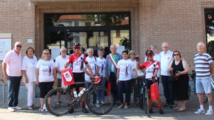 Dalle Marche al Ghisallo per lanciare un messaggio: donare gli organi salva delle vite