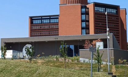 Sopralluogo nell'auditorium (sopra il supermercato) che sarà pronto a settembre