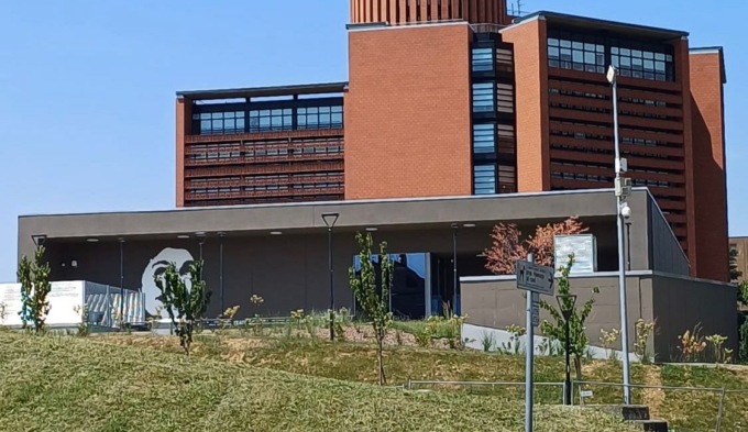 Sopralluogo nell’auditorium (sopra il supermercato) che sarà pronto a settembre