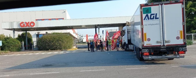 Proteste alla Gxo, disagi in viale Lombardia