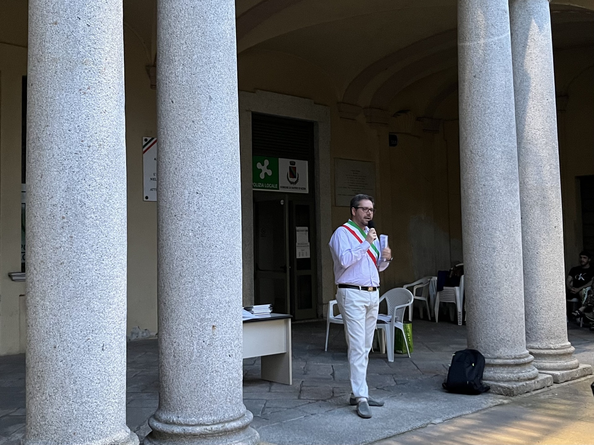 cerimonia costituzione vaprio d'adda, signore auser