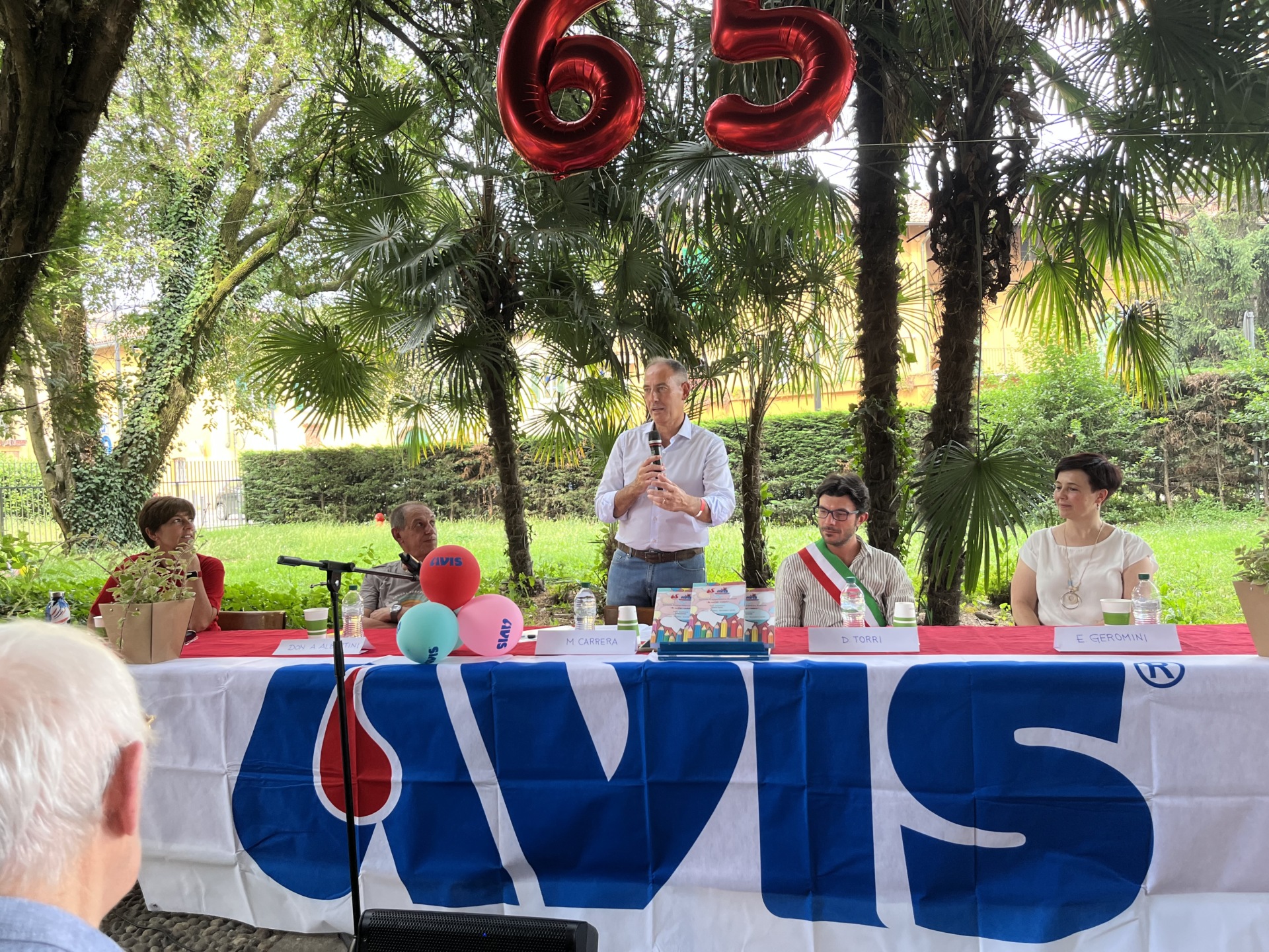 giornata avis 65 anni trezzo sull'adda