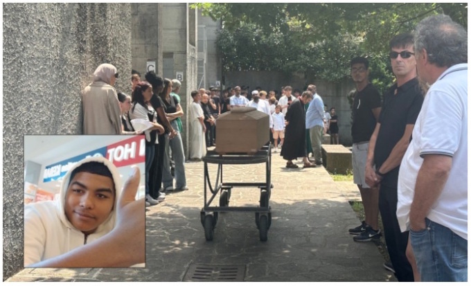 L’ultimo saluto ad Abdel, il 16enne scomparso nel Martesana