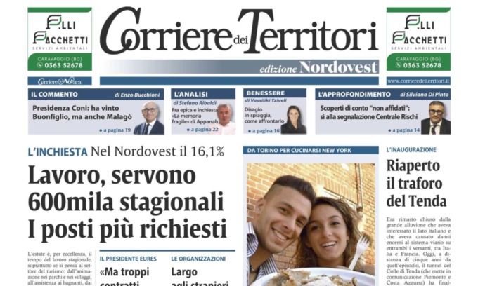 Nel Nordovest servono 600mila stagionali: l’inchiesta della settimana del Corriere dei Territori