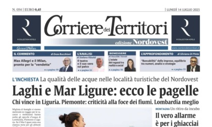 Le pagelle di laghi, mare e fiumi del Nordovest sul nuovo Corriere dei Territori