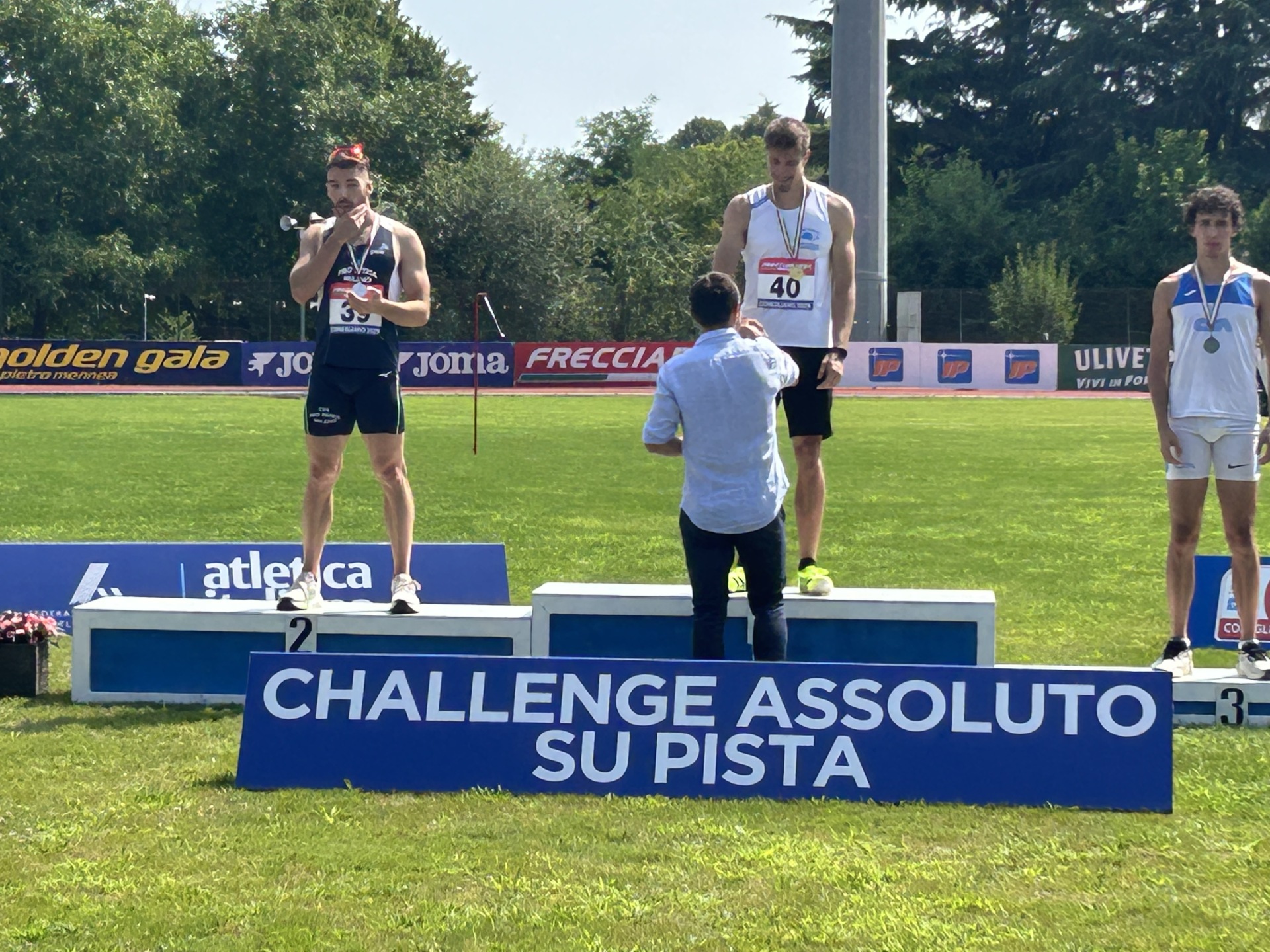 Biadati sul podio più alto
