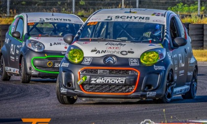 Il pilota brugherese Davide Balbo sul podio tricolore a Anneau du Rhin