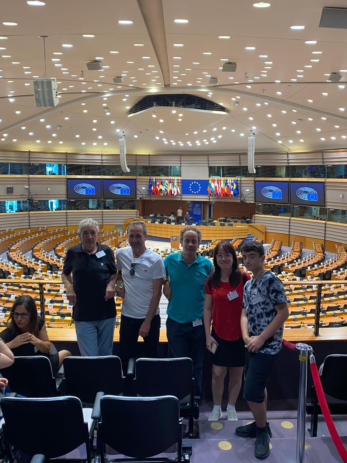 Delegazione comunale di cassano d'Adda in visita al Parlamento europeo