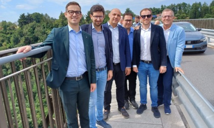 Nuovo Ponte San Michele: sopralluogo a Calusco d'Adda della commissione Territorio e Infrastrutture