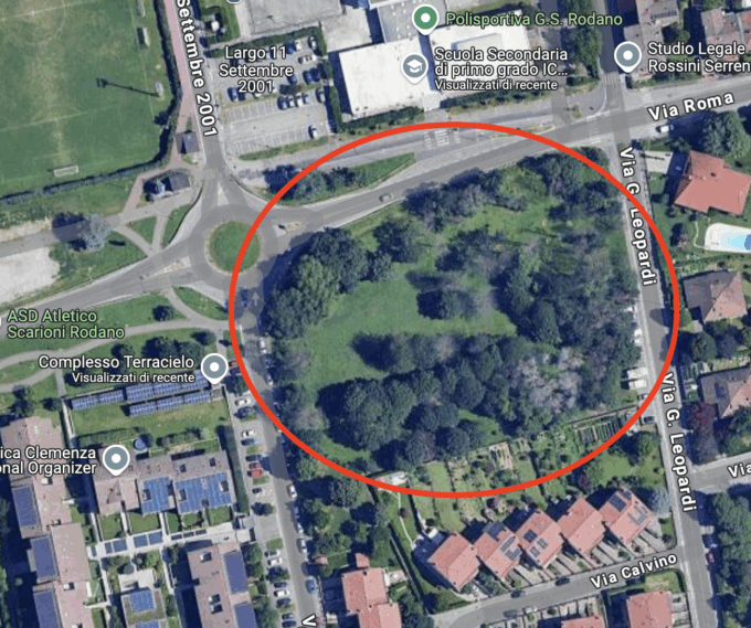 Ci sarà un nuovo parco giochi di fronte alla scuola media di Rodano