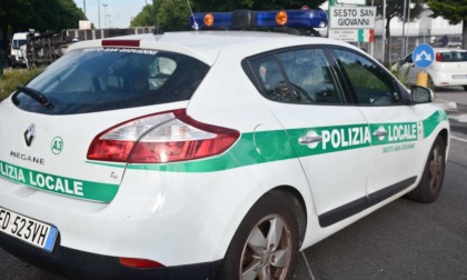 Agenti salvano un cane chiuso dentro un'auto sotto il sole