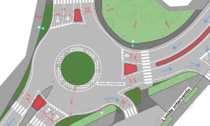 Partiti i lavori per la rotatoria di via Buonarroti a Gorgonzola