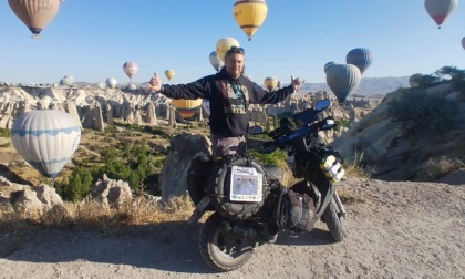 Il giro della Turchia a bordo di un cinquantino: nuova impresa per Andrea Ferrari