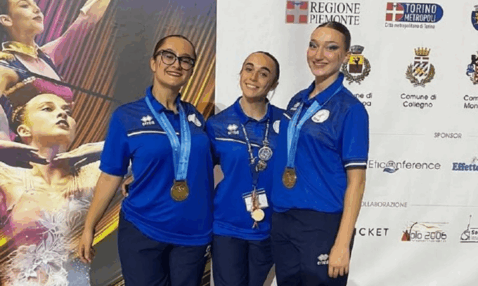 Le atlete d’oro del Twirling di Rivolta