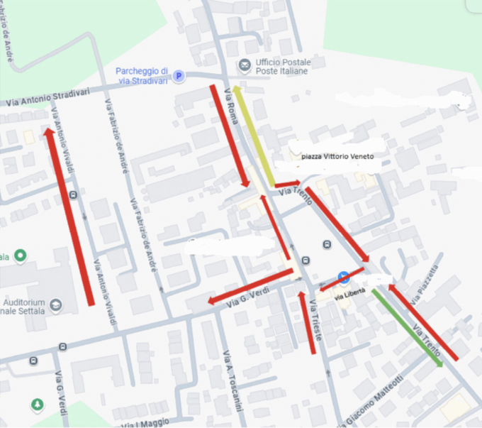 Novità in centro a Settala: cambia la viabilità e in arrivo più parcheggi