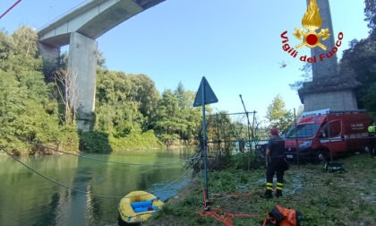 Suicidio nell'Adda, stop alle ricerche: il corpo del giovane bergamasco non è stato ritrovato