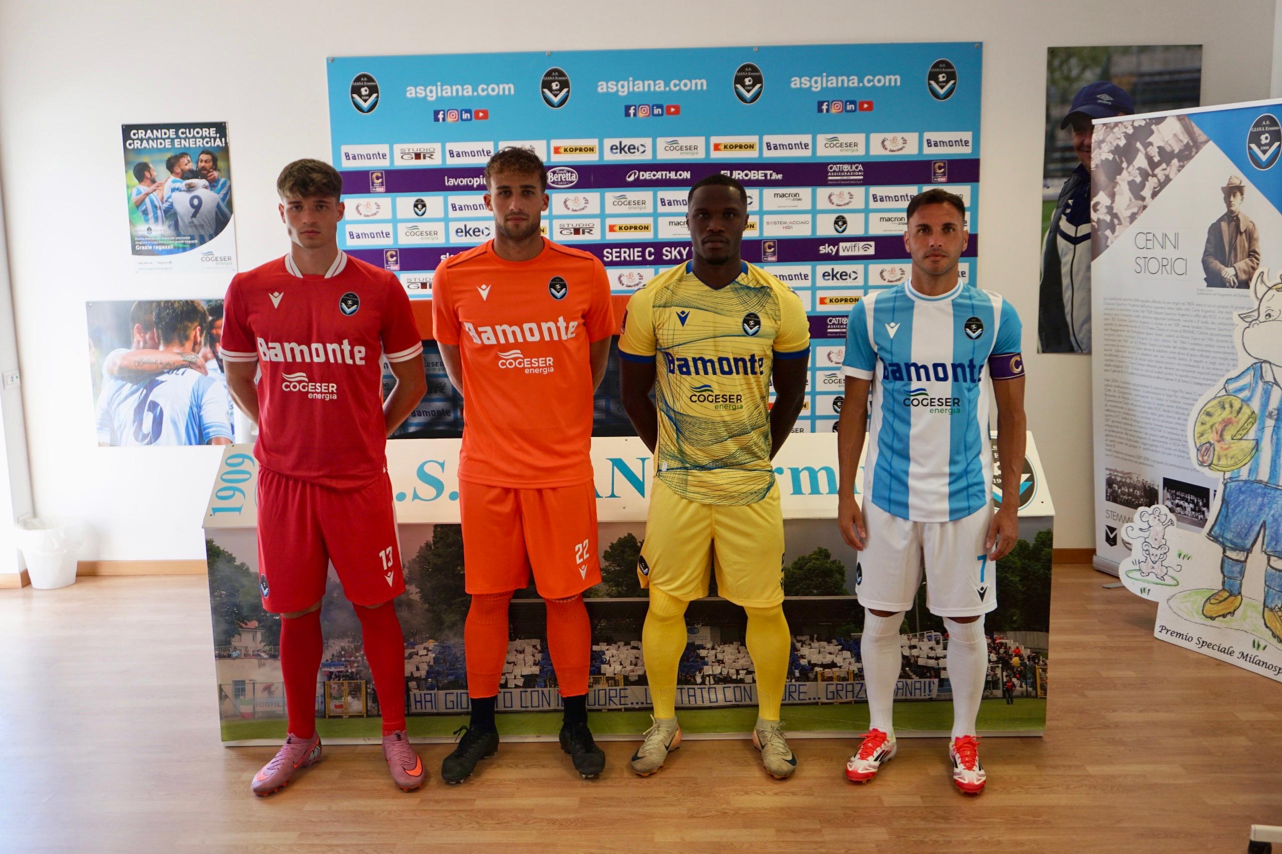 Le nuove maglie della Giana 2025/2026