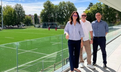 Sopralluogo al cantiere della nuova casa del rugby
