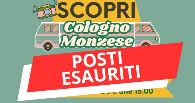 Tutto esaurito per il giro turistico in bus a Cologno Monzese